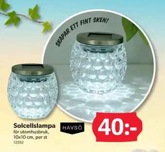 DollarStore Solcellslampa erbjuda