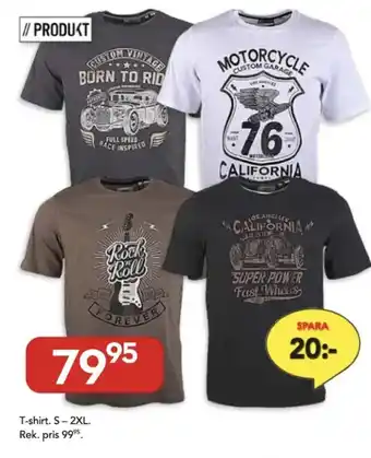 Bo Ohlsson T-shirt. S-2XL erbjuda