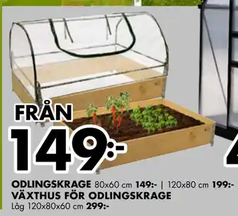 ÖoB VÄXTHUS FÖR ODLINGSKRAGE erbjuda