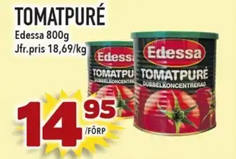 Matvärlden Tensta TOMATPURÉ erbjuda