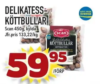 Matvärlden Tensta DELIKATESS- KÖTTBULLAR erbjuda