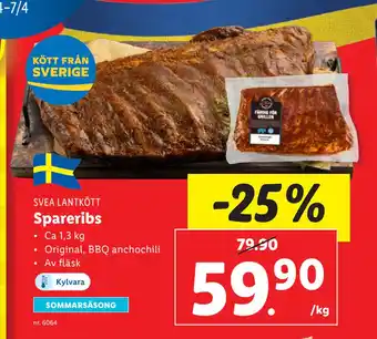 Lidl Spareribs erbjuda