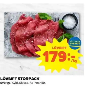 LÖVBIFF STORPACK