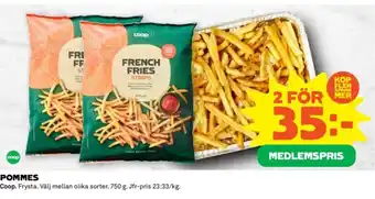Coop POMMES erbjuda