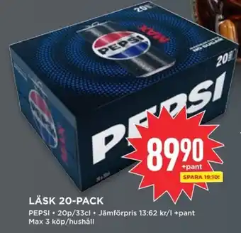 Willys LÄSK 20-PACK erbjuda