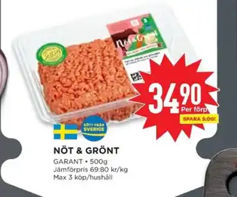 Willys NÖT & GRÖNT erbjuda