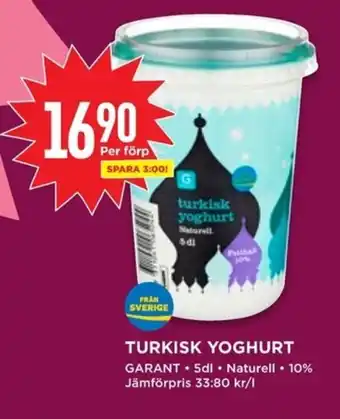 Willys TURKISK YOGHURT erbjuda