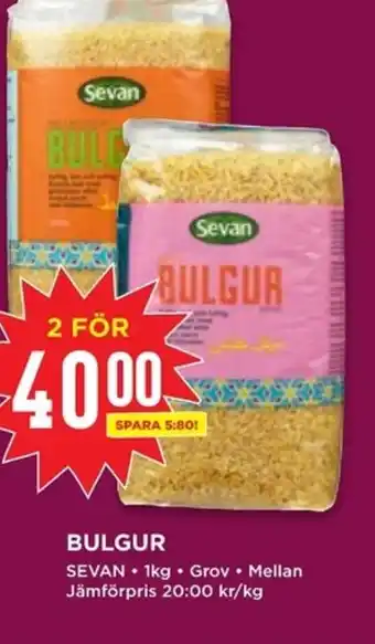 Willys BULGUR erbjuda