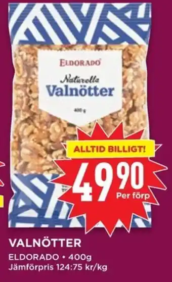Willys VALNÖTTER erbjuda