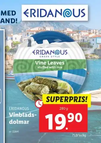 Lidl Eridanous färdigmat erbjuda