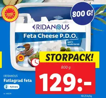 Lidl Eridanous fetaost erbjuda