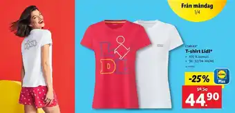 Lidl Esmara t-shirts erbjuda