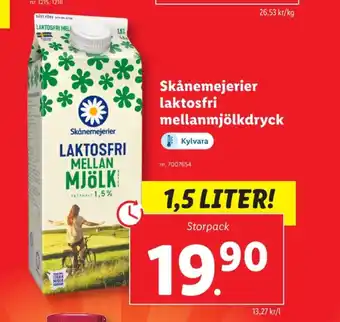 Lidl Skånemejerier mellanmjölk erbjuda