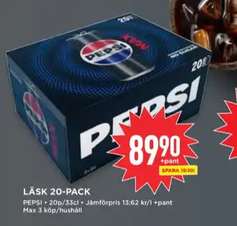 Willys Pepsi läskedryck erbjuda