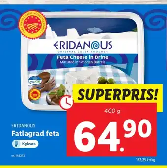 Lidl Eridanous fetaost erbjuda