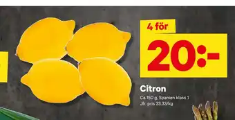 City Gross Citron erbjuda