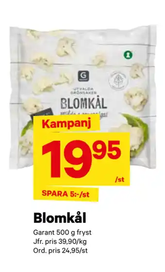 City Gross Blomkål erbjuda