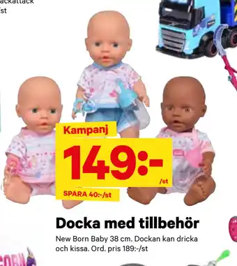 City Gross Docka med tillbehör erbjuda