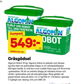 City Gross Gräsgödsel erbjuda