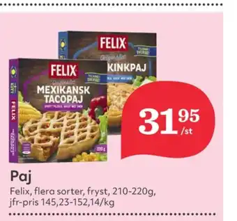 Hemköp Felix matpajer erbjuda