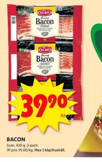 ICA Kvantum Scan baconskivor erbjuda