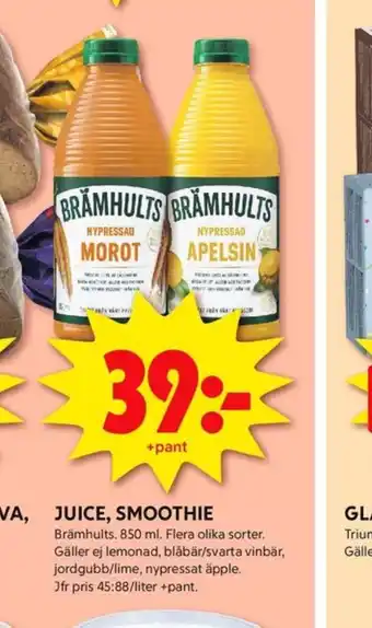 ICA Kvantum Brämhults juice erbjuda