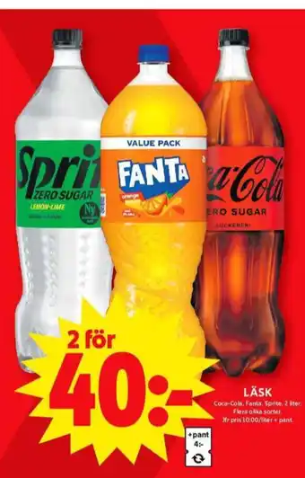 ICA Maxi Coca cola zero läskedryck erbjuda