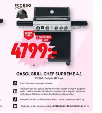 Fcc bbq gasolgrill