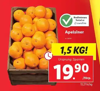 Lidl Apelsiner erbjuda