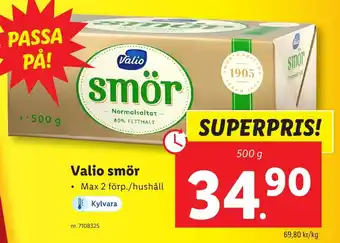 Lidl Valio smör erbjuda