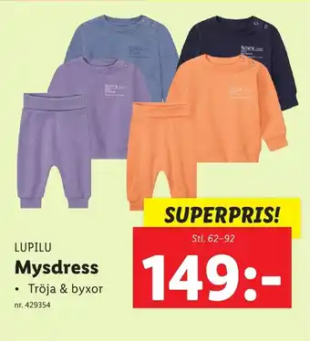 Lidl LUPILU Mysdress erbjuda