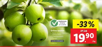 Lidl Gröna äpplen erbjuda