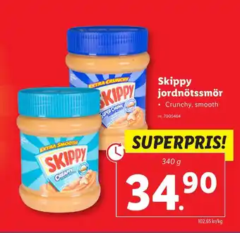 Lidl Skippy jordnötssmör erbjuda