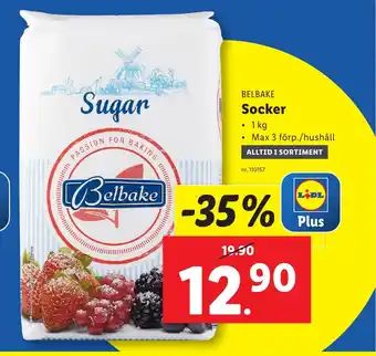 Lidl BELBAKE Socker erbjuda