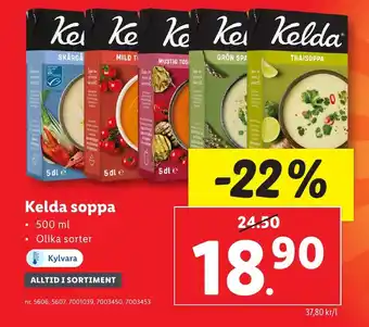 Lidl Kelda soppa erbjuda