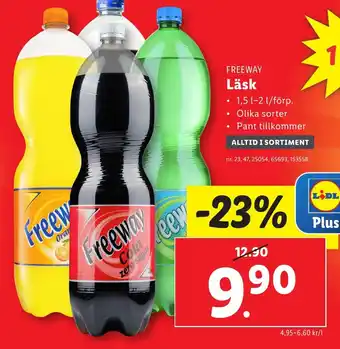 Lidl FREEWAY Läsk erbjuda
