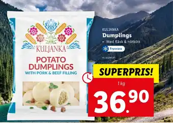 Lidl KULJANKA Dumplings erbjuda