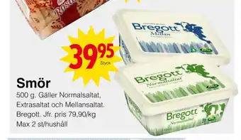 Matöppet Smör erbjuda