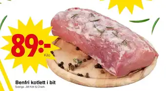 Matöppet Benfri kotlett i bit erbjuda