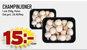Din Mat CHAMPINJONER erbjuda