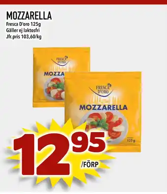 Din Mat MOZZARELLA erbjuda