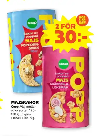 Stora Coop MAJSKAKOR erbjuda