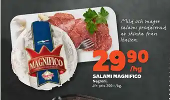 Stora Coop SALAMI MAGNIFICO erbjuda