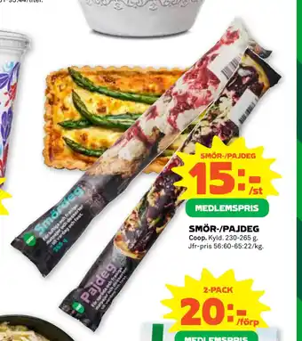 Stora Coop SMÖR-/PAJDEG erbjuda