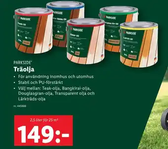 Lidl Träolja erbjuda