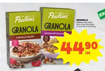 Stora Coop GRANOLA erbjuda