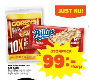 Stora Coop PIROGER/PAN PIZZA 9/10-PACK erbjuda