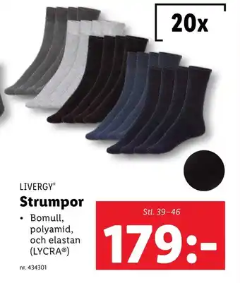 Lidl Strumpor erbjuda