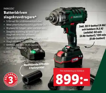 Lidl Batteridriven slagskruvdragare erbjuda