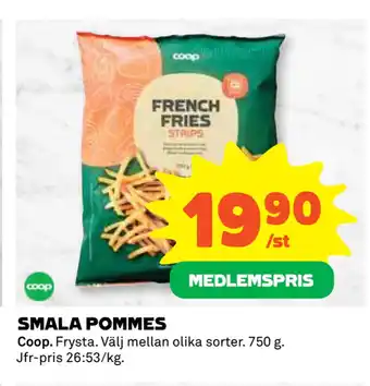 Coop SMALA POMMES erbjuda